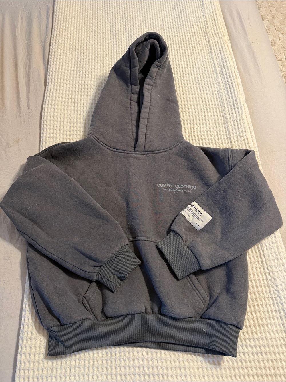 Comfort Clothing Kids' Charcoal Pullover Hoodie